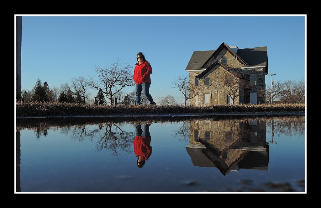 Jeanne at the Old Farm House