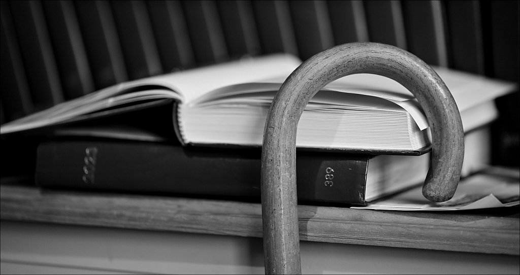Cane and Books