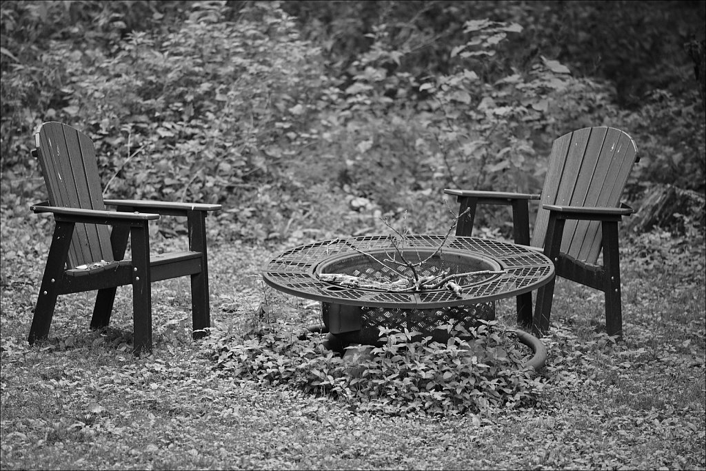 Backyard B&W